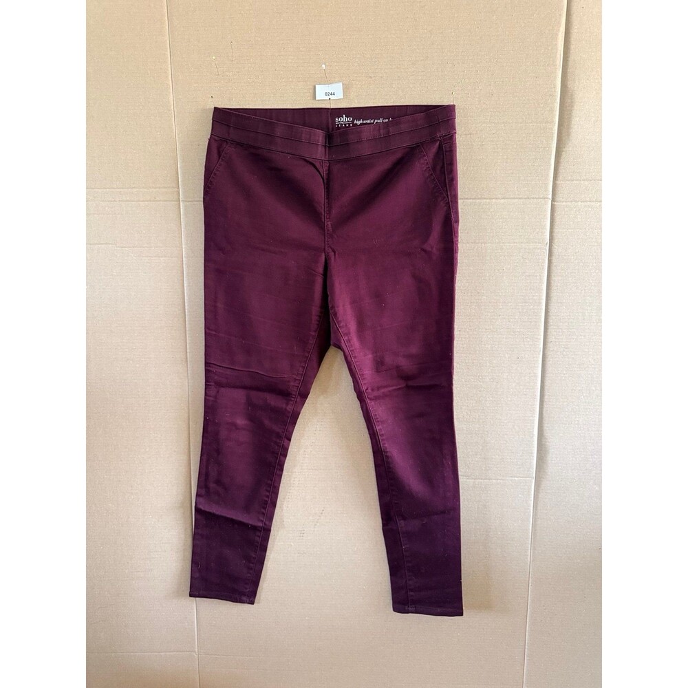 Women’s XL high waisted pull on pants skinny jeans stretchy comfortable stylish